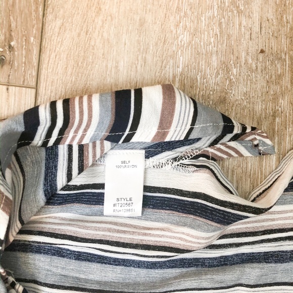 💙ODDY Striped Button Down - Picture 6 of 7